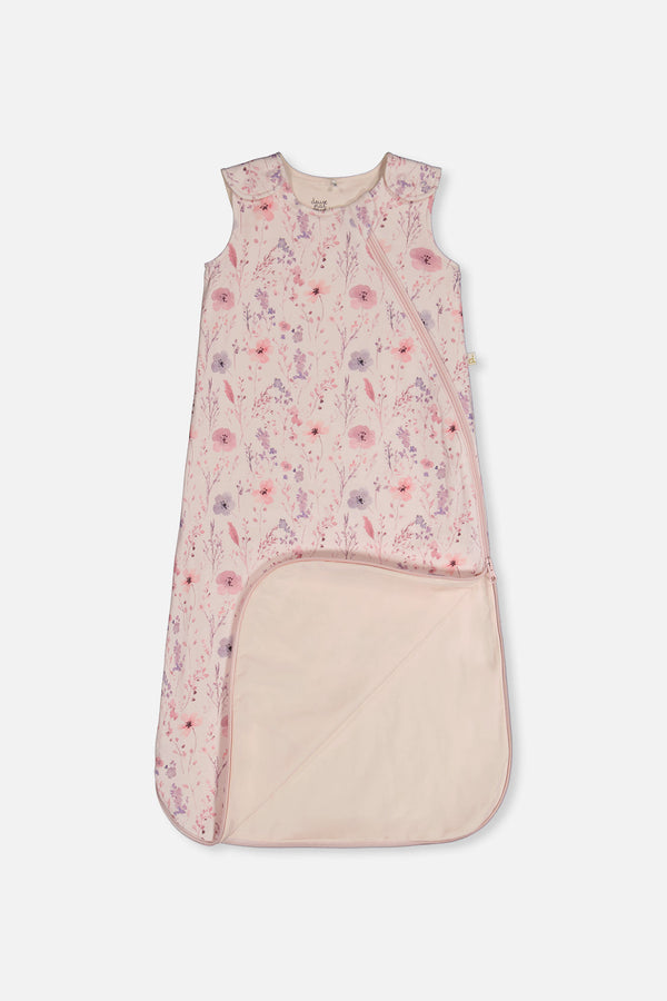 Organic Cotton Sleep Sack Pink Printed Flowers - J20ASB_2J235