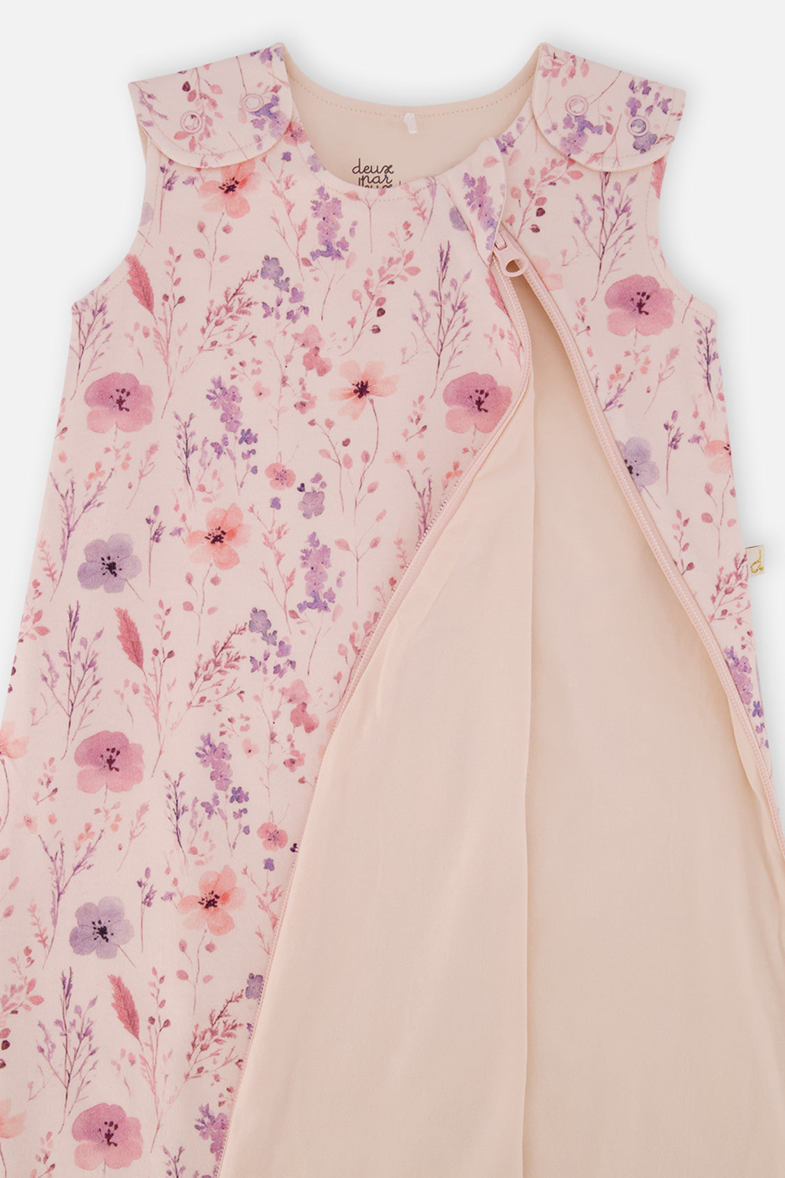 Organic Cotton Sleep Sack Pink Printed Flowers - J20ASB_2J235
