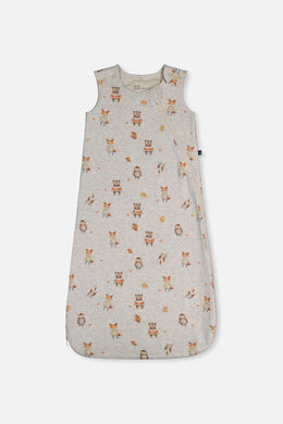 Organic Cotton Sleep Sack Beige Animal Print - J20ASB_2J240