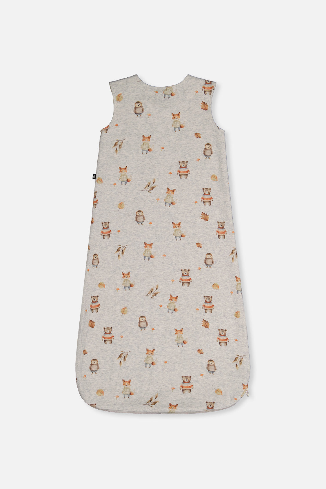 Organic Cotton Sleep Sack Beige Animal Print - J20ASB_2J240