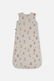Organic Cotton Sleep Sack Beige Animal Print - J20ASB_2J240