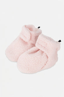 Baby Sherpa Slippers Light Pink