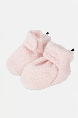 Baby Sherpa Slippers Light Pink