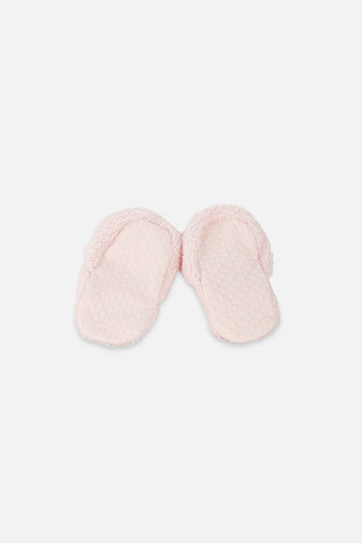 Baby Sherpa Slippers Light Pink - J20BS_06008