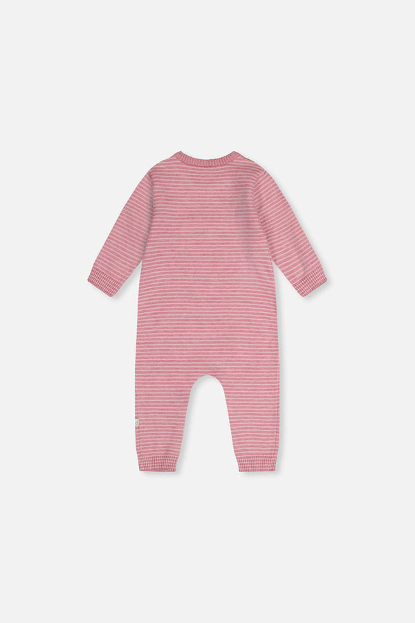 Knitted Romper Dusty Pink - J20BT40_06170
