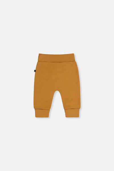 Organic Cotton Evolutive Pants Brown Cinnamon - J20C20_01210