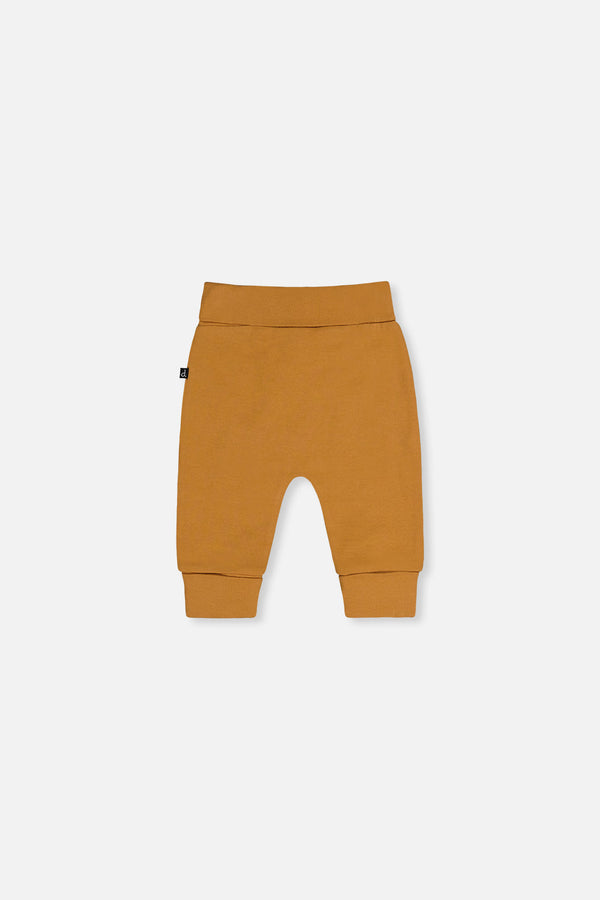 Organic Cotton Evolutive Pants Brown Cinnamon - J20C20_01210