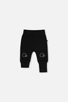 Organic Cotton Evolutive Pants Black And Brown - J20C20_09990