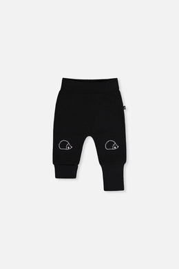 Organic Cotton Evolutive Pants Black And Brown - J20C20_09990