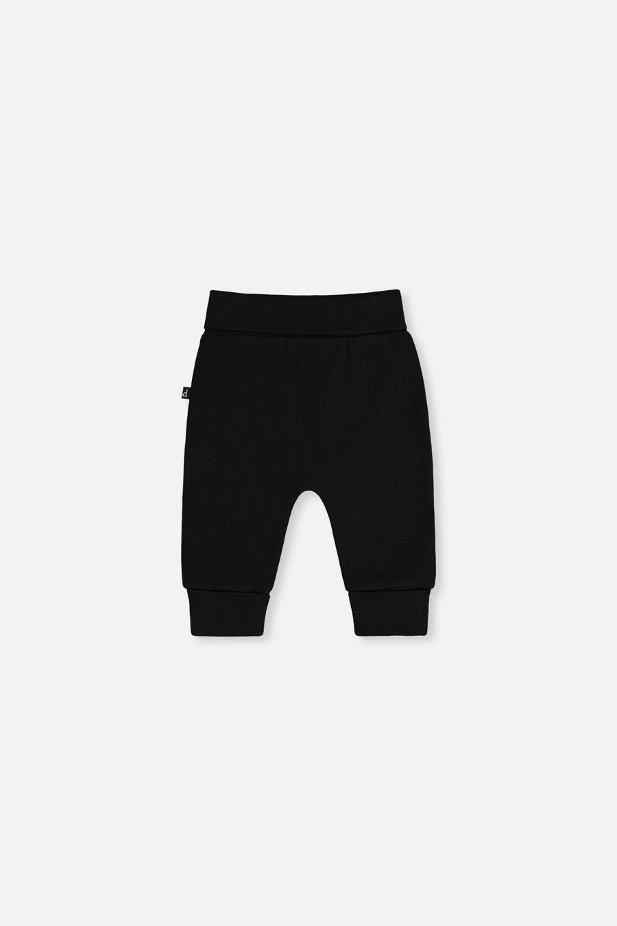 Organic Cotton Evolutive Pants Black And Brown - J20C20_09990