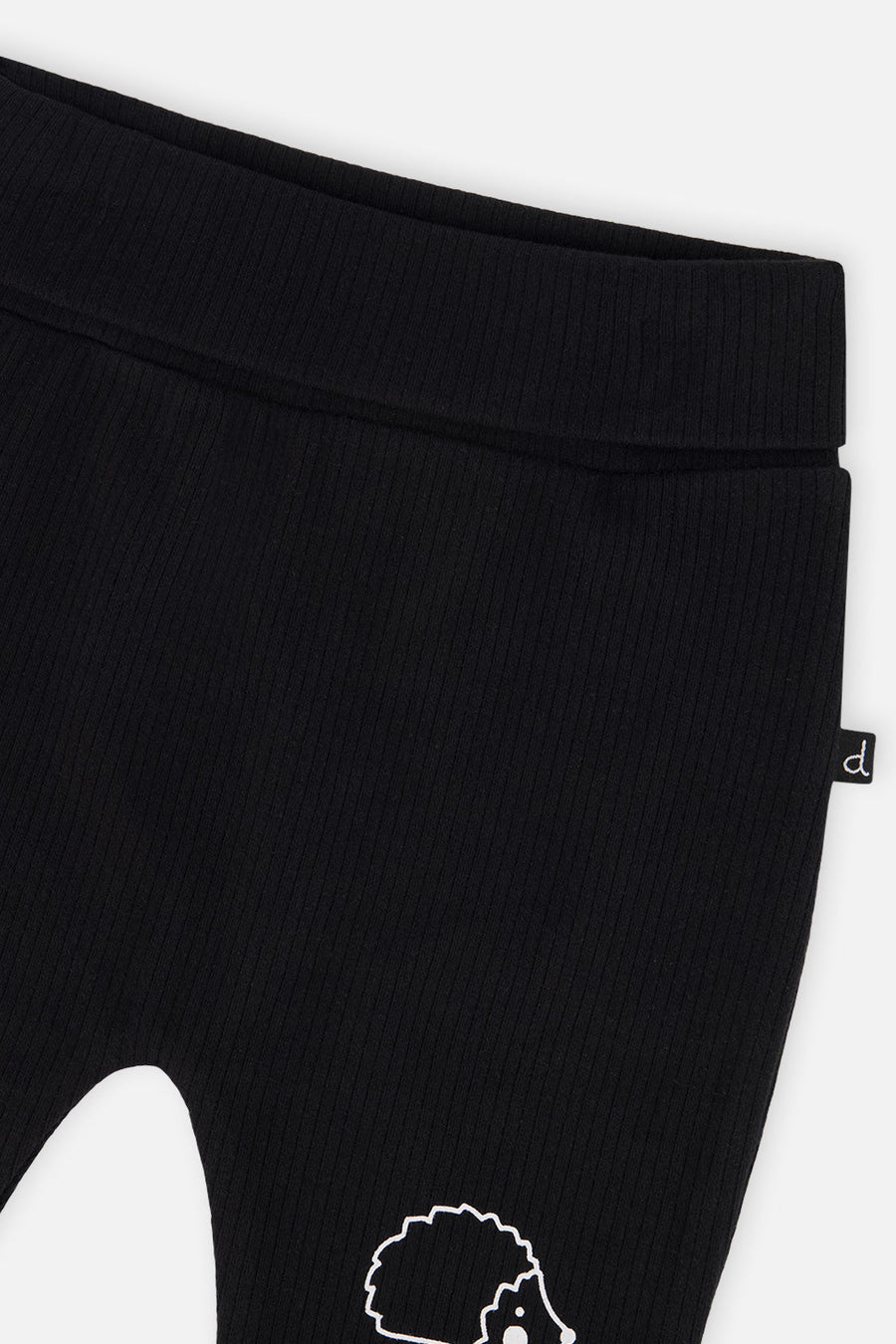 Organic Cotton Evolutive Pants Black And Brown - J20C20_09990