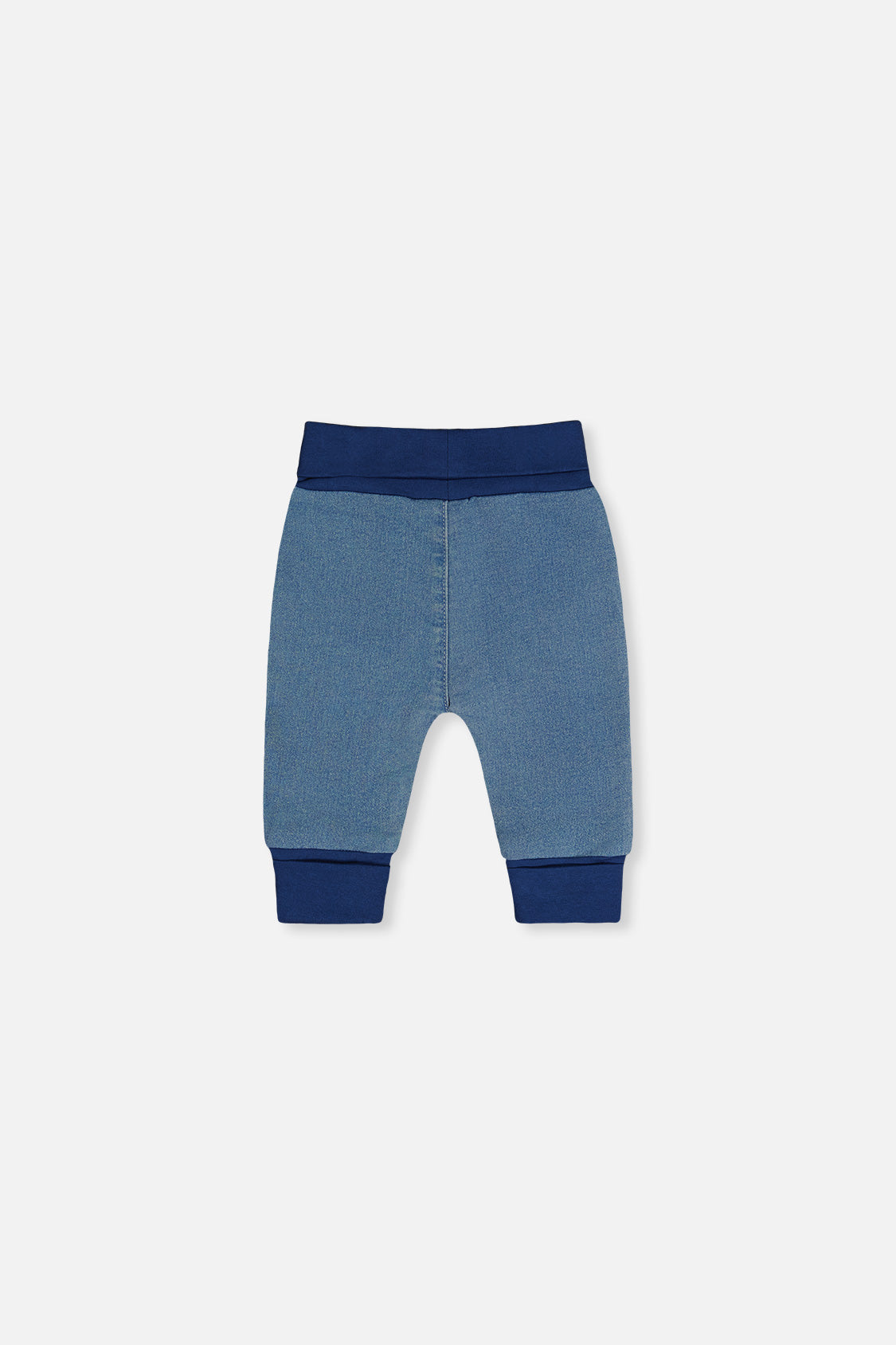 French Terry Denim Evolutive Pants Light Blue Denim - J20C21_01250