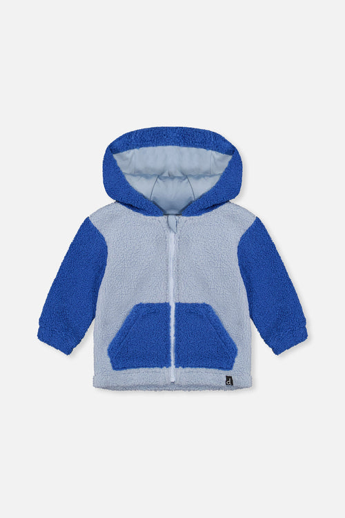 Sherpa Hooded Jacket Blue - J20C30_04570
