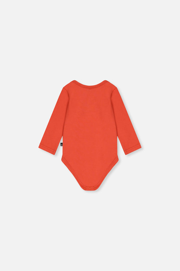 Organic Cotton Onesie Coral - J20C70_08370
