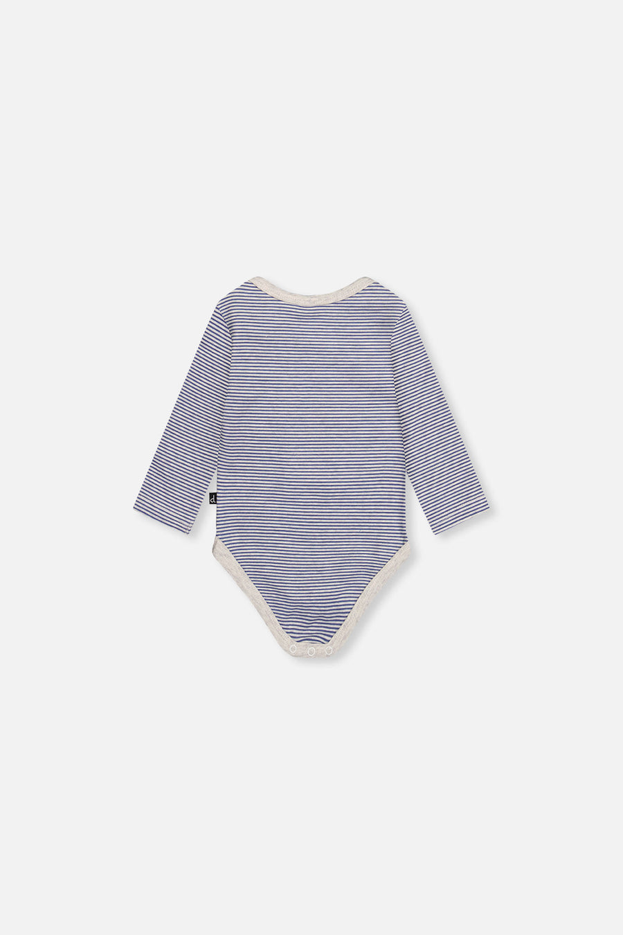 Organic Cotton Onesie Blue Printed Stripes - J20C70_2J241