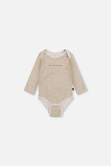 Organic Cotton Onesie Brown And White Stripes - J20C70_2J242