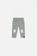 Baby Organic Cotton Leggings Sage Green