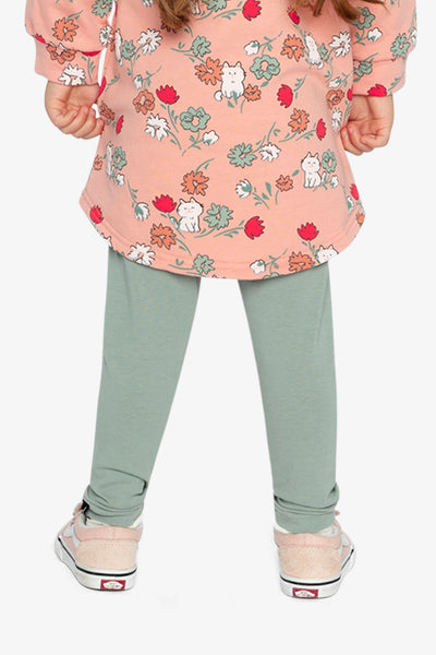 Organic Cotton Leggings Sage Green