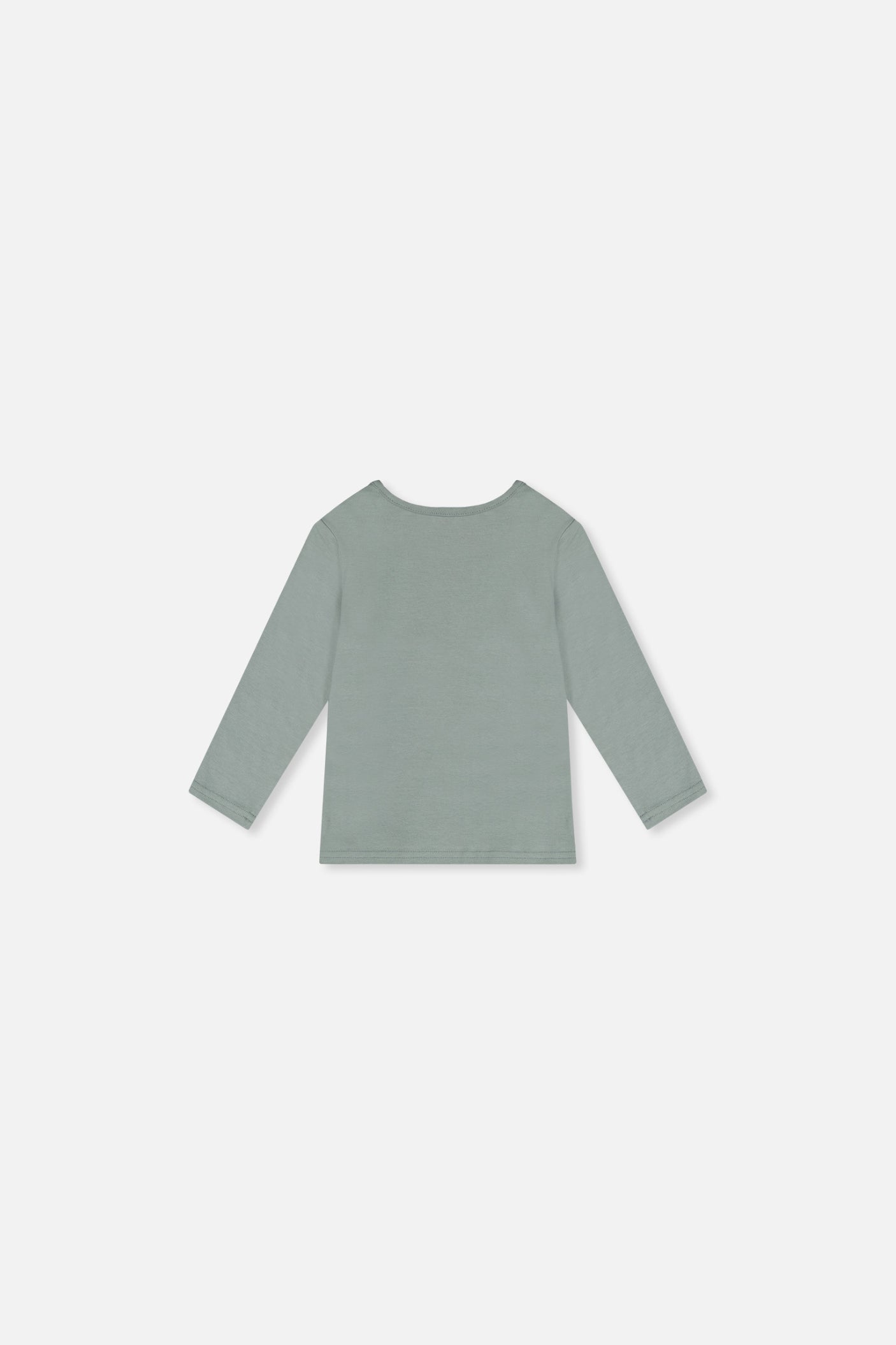 Baby Organic Cotton Long Sleeve T-Shirt Sage Green