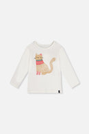 Organic Cotton Long Sleeve T-Shirt Off-White