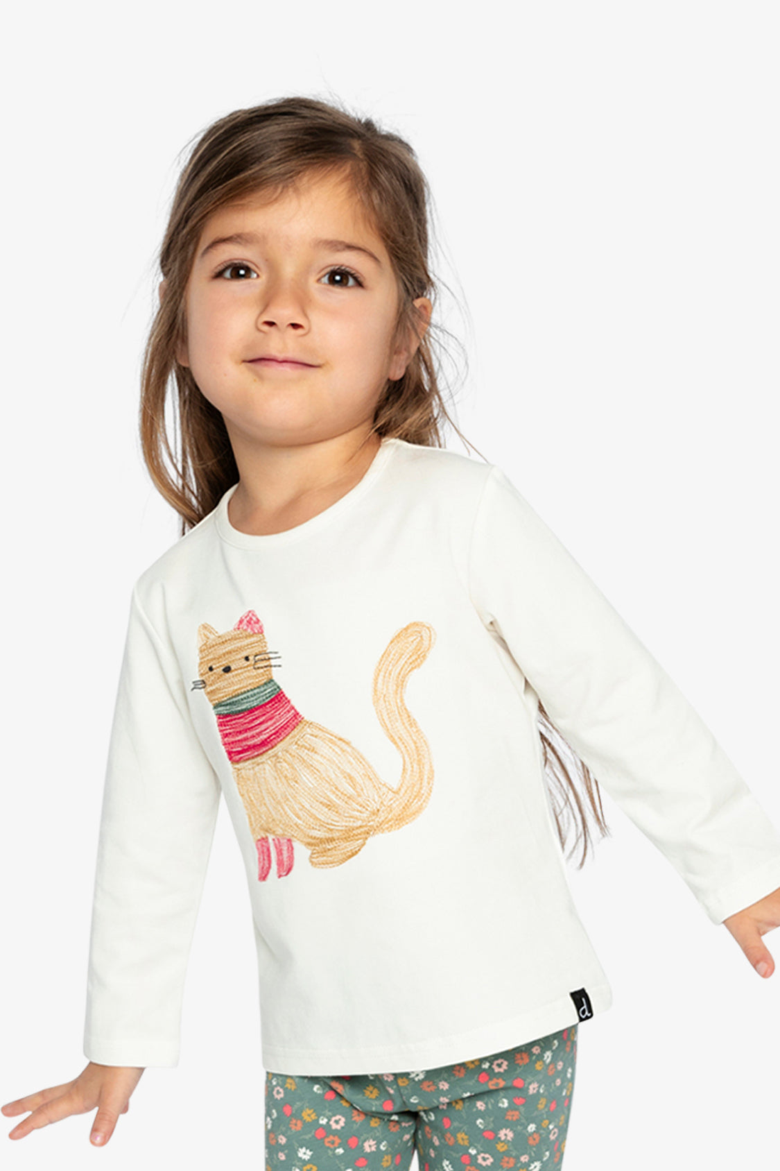 Organic Cotton Long Sleeve T-Shirt Off-White