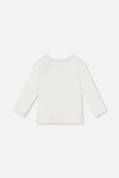 Organic Cotton Long Sleeve T-Shirt Off-White
