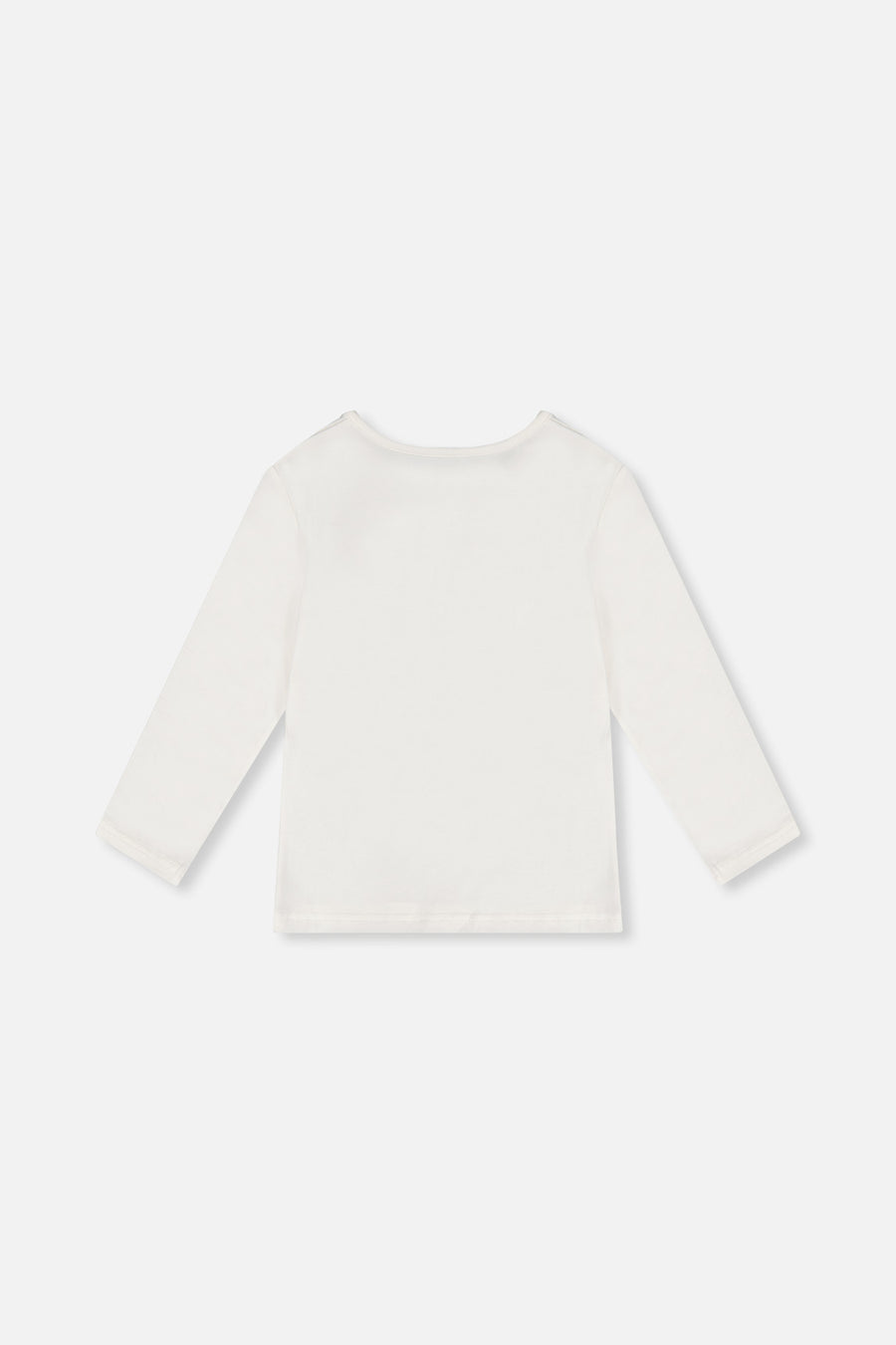 Organic Cotton Long Sleeve T-Shirt Off-White