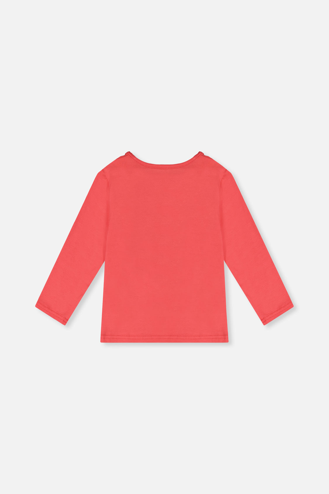 Organic Cotton Long Sleeve T-Shirt Coral Pink