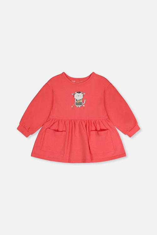 Organic Cotton Tunic Coral Pink