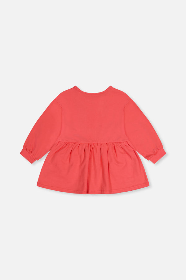 Tunique rose corail en coton biologique