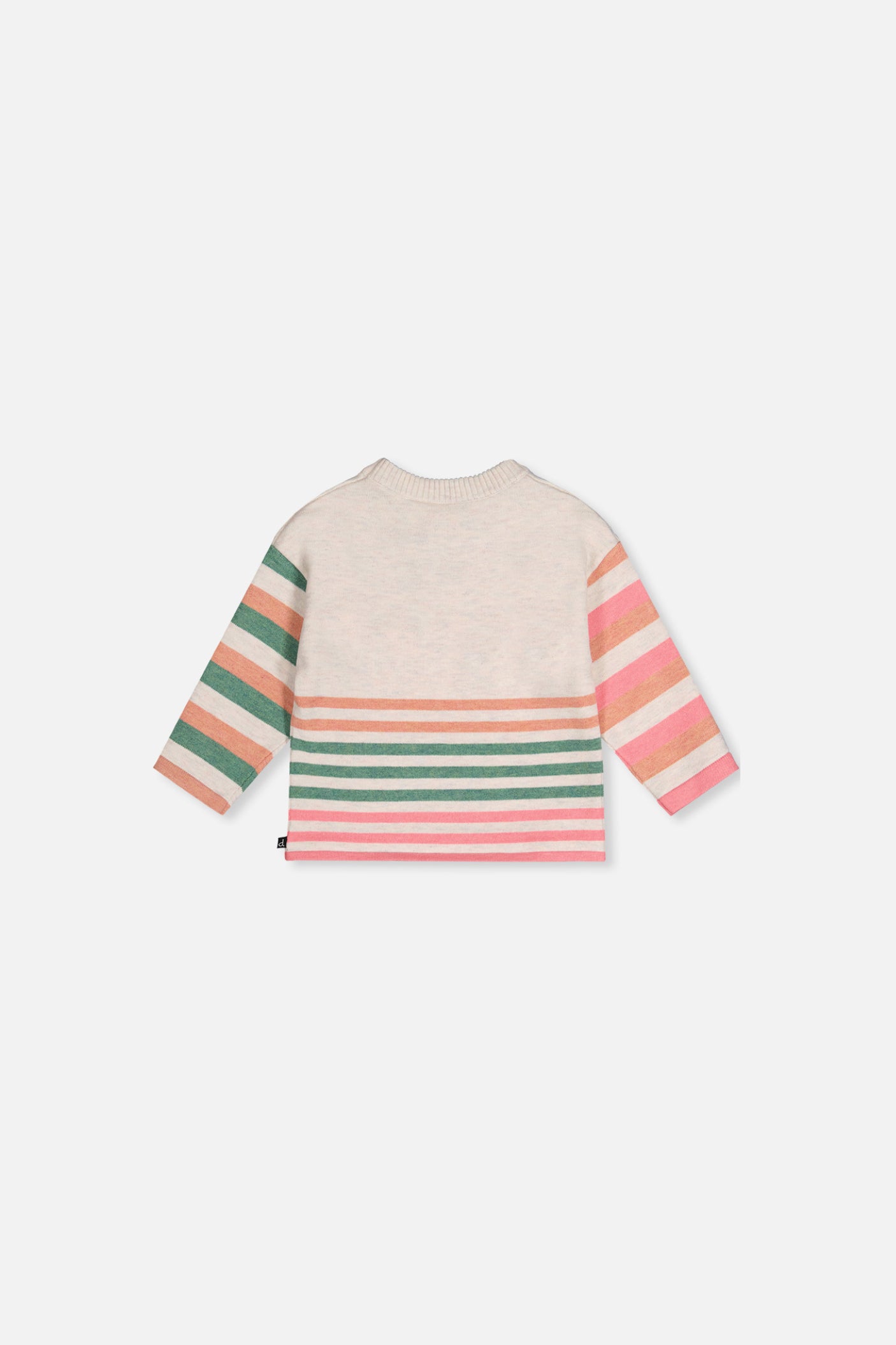 Baby Knitted Stripe Sweater Off-White