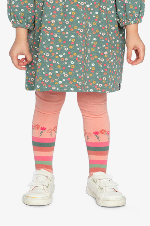 Tights Very Pale Pink And Green