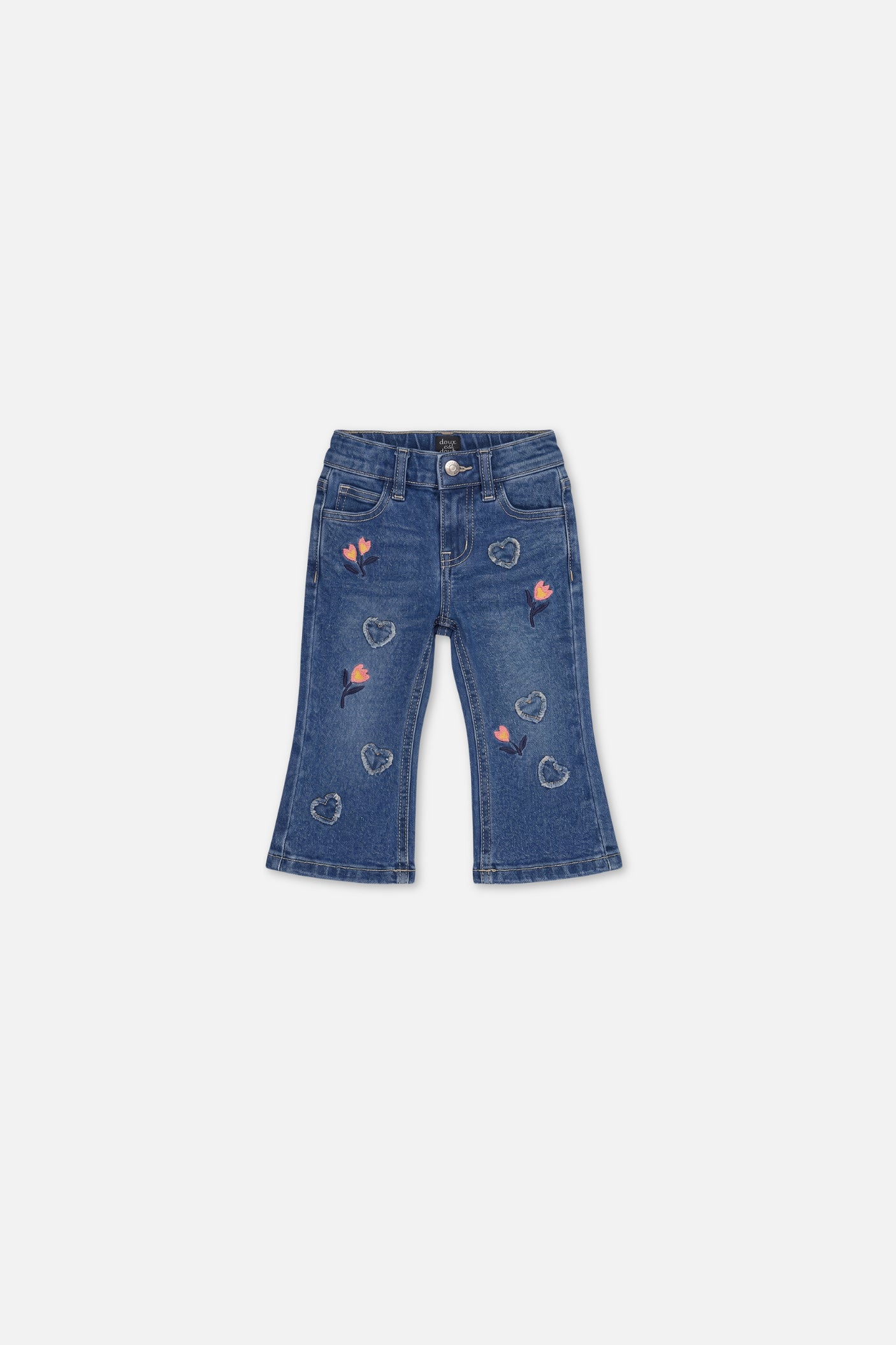 Baby-Stiefelhose Jeans Marineblau Denim