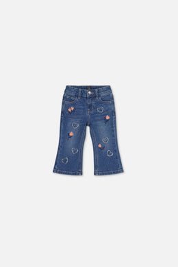 Baby-Stiefelhose Jeans Marineblau Denim