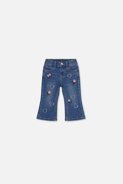 Baby-Stiefelhose Jeans Marineblau Denim