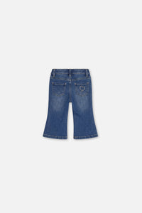 Baby-Stiefelhose Jeans Marineblau Denim