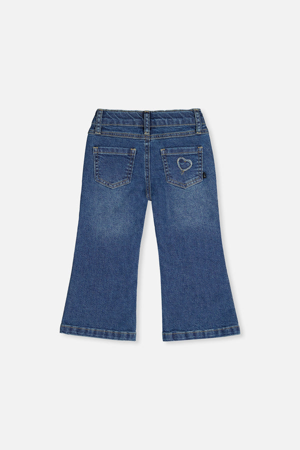 Bootcut-Jeans Navyblauer Denim