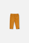 Baby-Stretch-Velours-Treggings Gelb