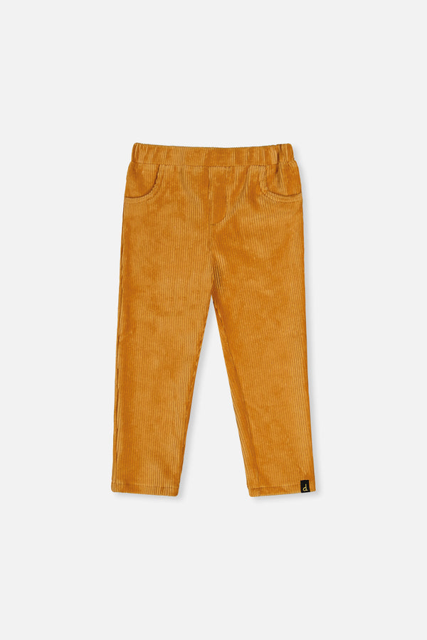Stretch Velour Treggings Yellow