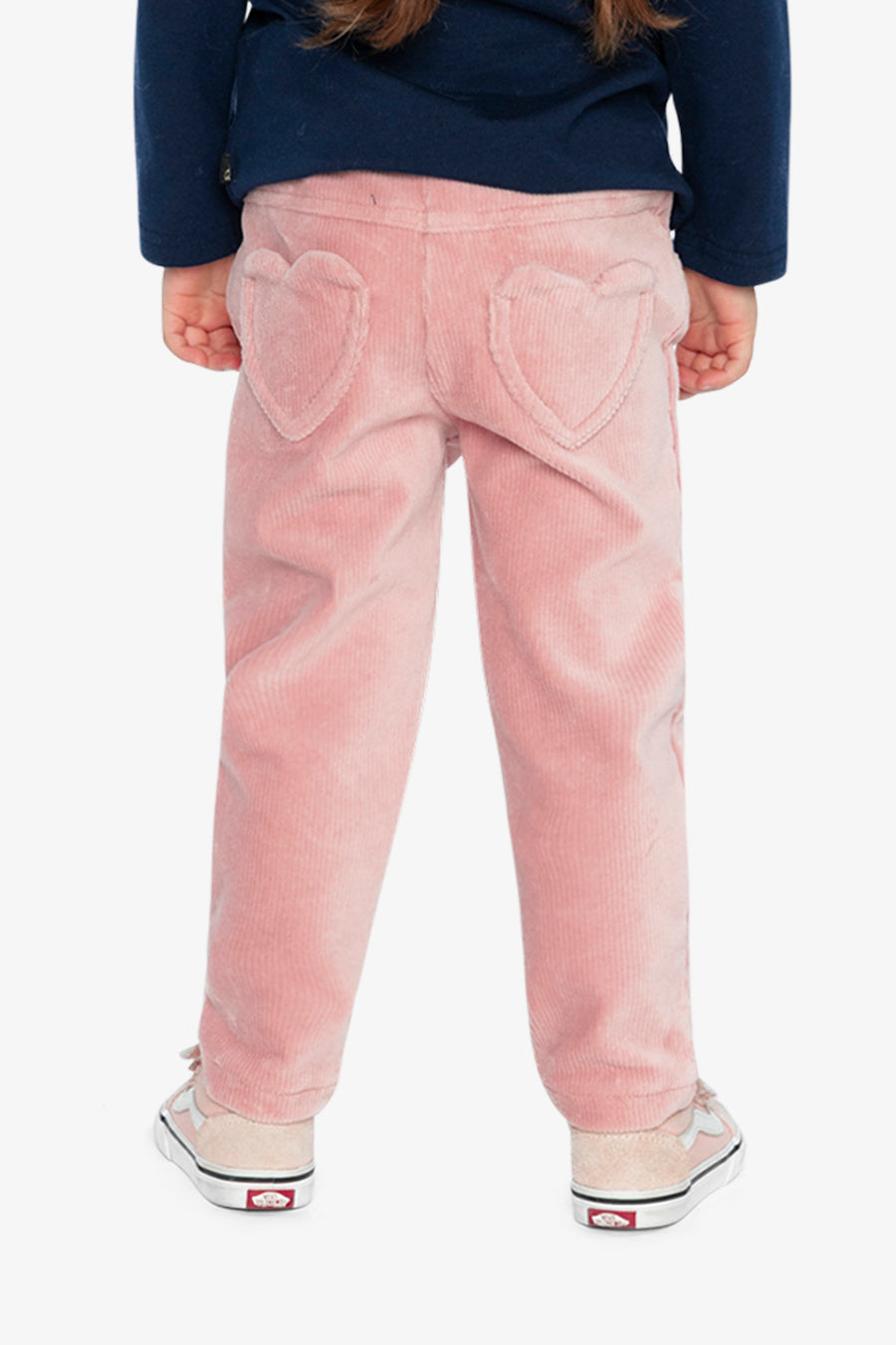 Stretch Velour Treggings Pale Dusty Pink