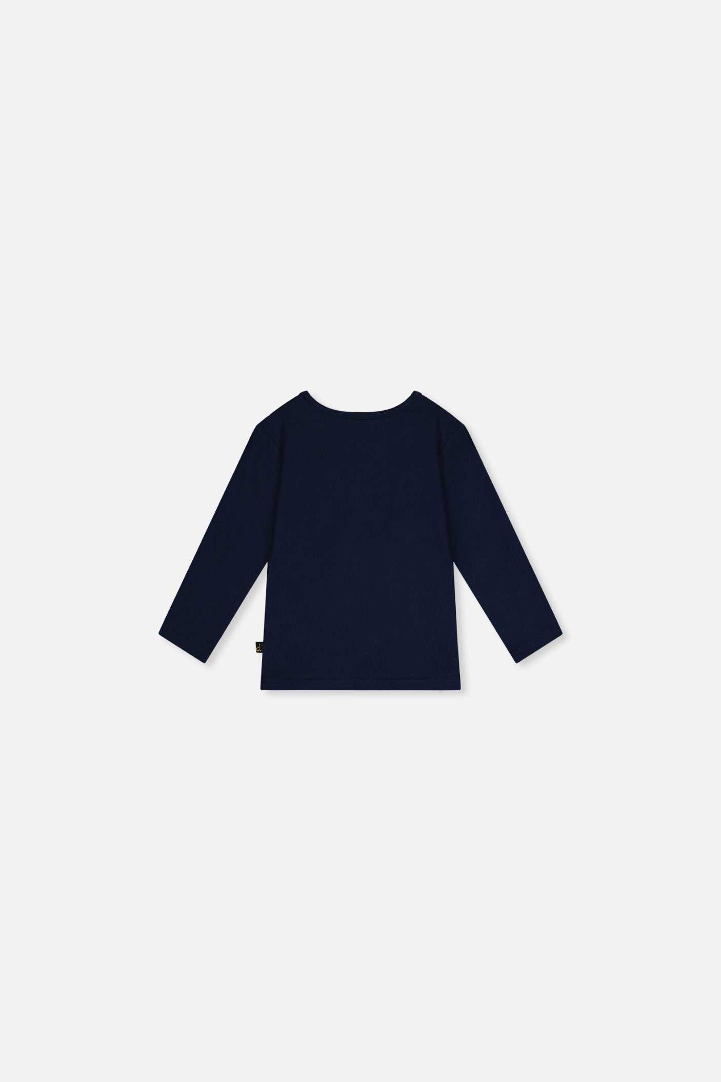 Baby Bio-Baumwoll-T-Shirt Royalblau und Pink
