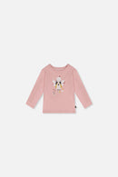 Baby Organic Cotton T-Shirt Pale Dusty Pink