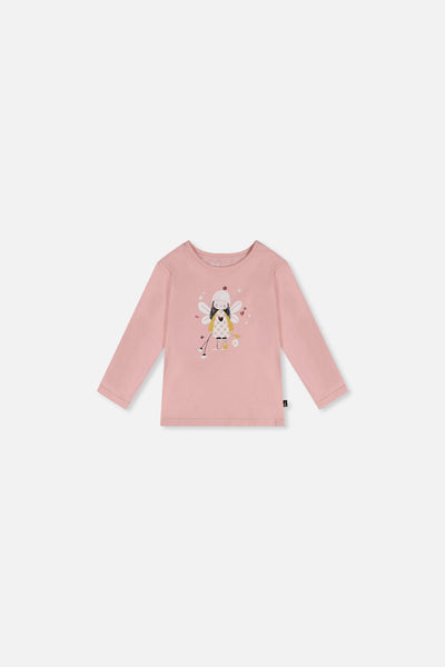 Baby Organic Cotton T-Shirt Pale Dusty Pink