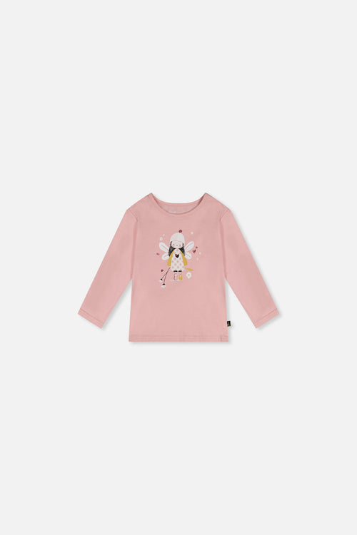 Baby Organic Cotton T-Shirt Pale Dusty Pink