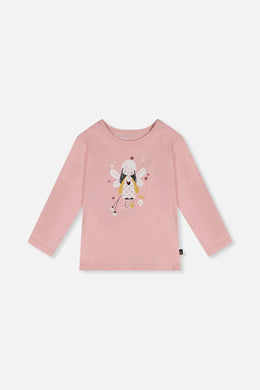 Organic Cotton T-Shirt Pale Dusty Pink
