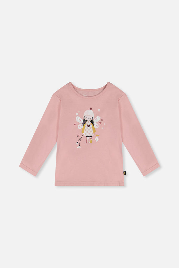 Organic Cotton T-Shirt Pale Dusty Pink