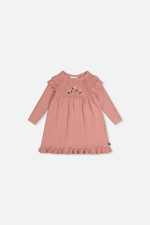 Baby Knitted Dress Pink