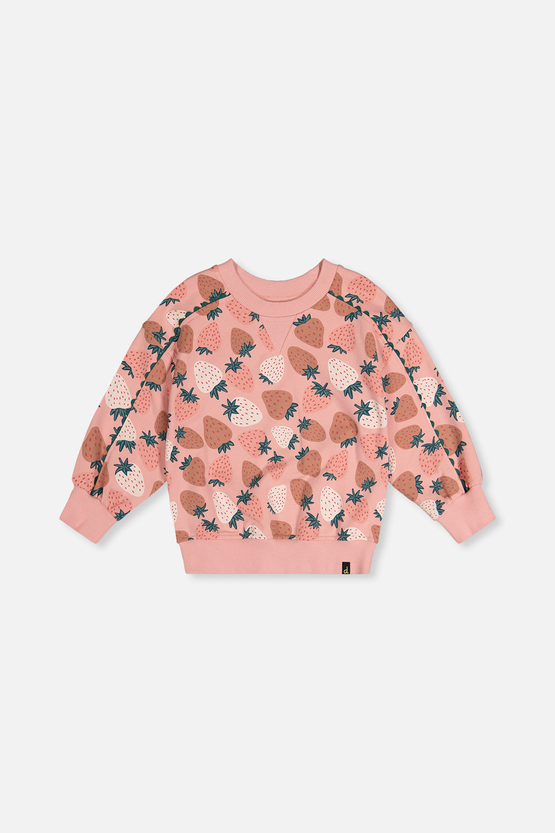 Sweatshirt Pink Strawberry Print - J20G30_2J257