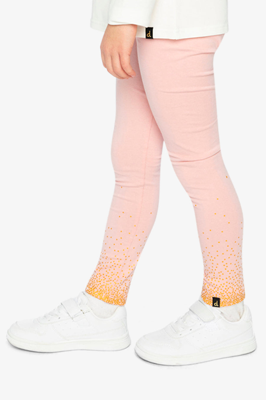 Organic Cotton Leggings Pale Dusty Pink - J20G60_06220