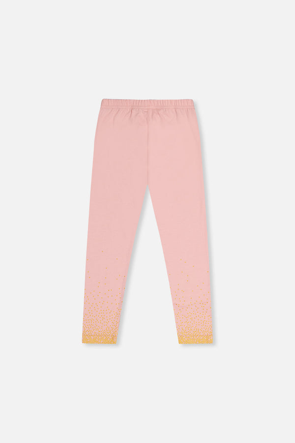 Organic Cotton Leggings Pale Dusty Pink - J20G60_06220